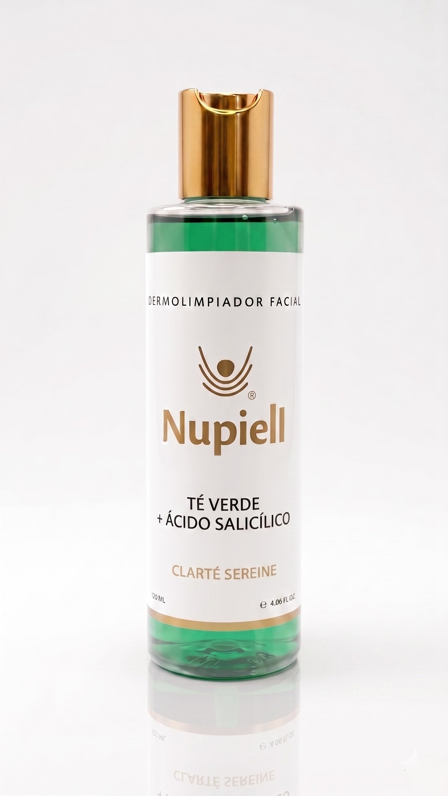Dermolimpiador Facial Té Verde + Ácido Salicílico [Clarté Sereine] 120ml