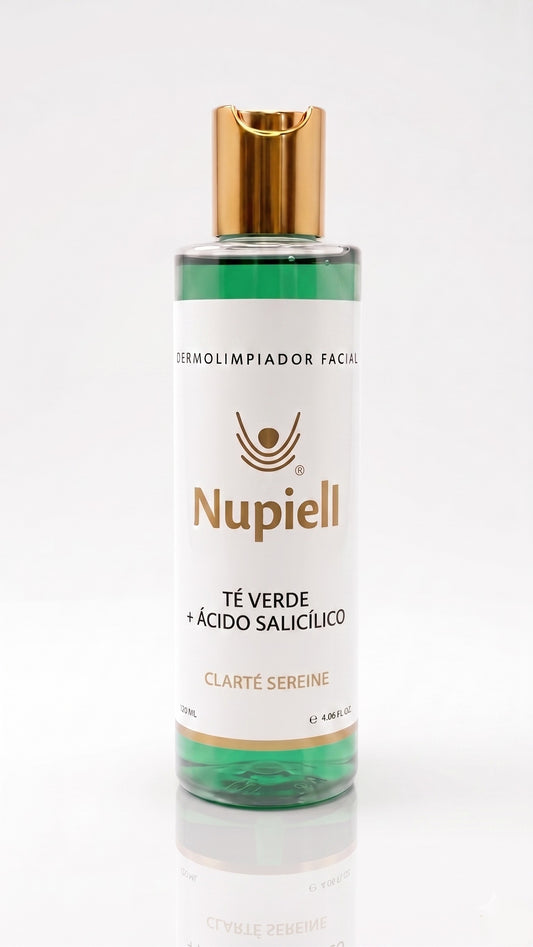 Dermolimpiador Facial Té Verde + Ácido Salicílico [Clarté Sereine] 120ml