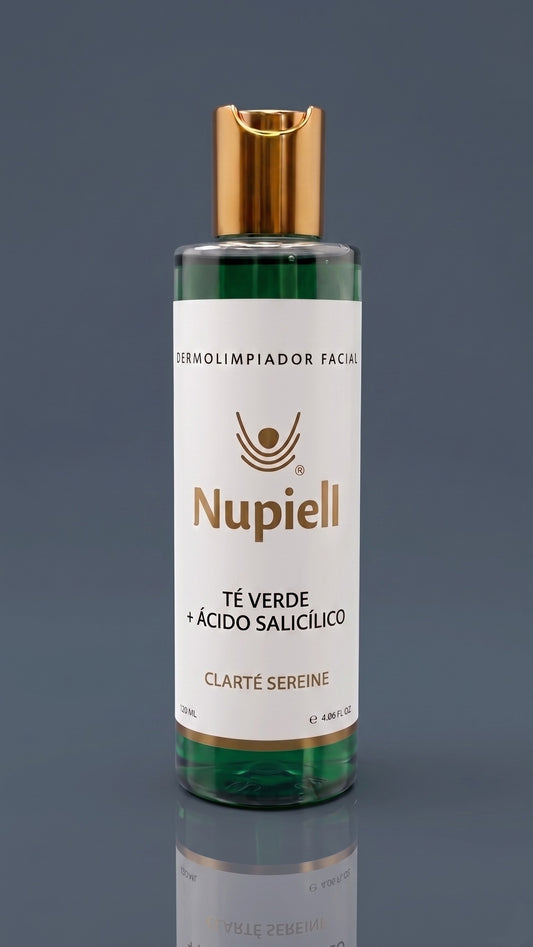 Dermolimpiador Facial Té Verde + Ácido Salicílico [Clarté Sereine] 120ml