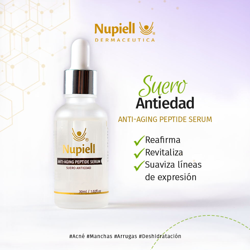 ANTI-AGING PEPTIDE SERUM 30ML - Suero Antiedad con Peptidos